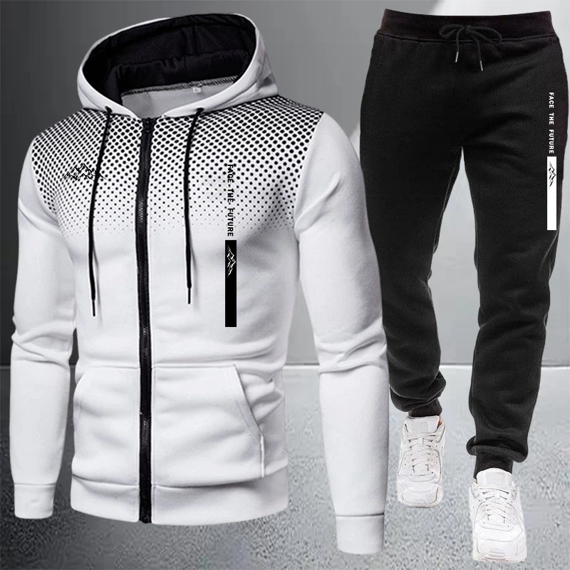 Winter Cloth - Hete Aanbiedingen Herenjas Trainingspak Casual Rits