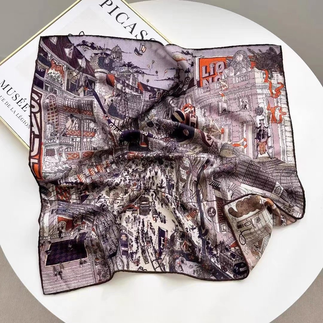 Winter Clothing Hong Kong - Tweezijdige print designer sjaal Luxe winter