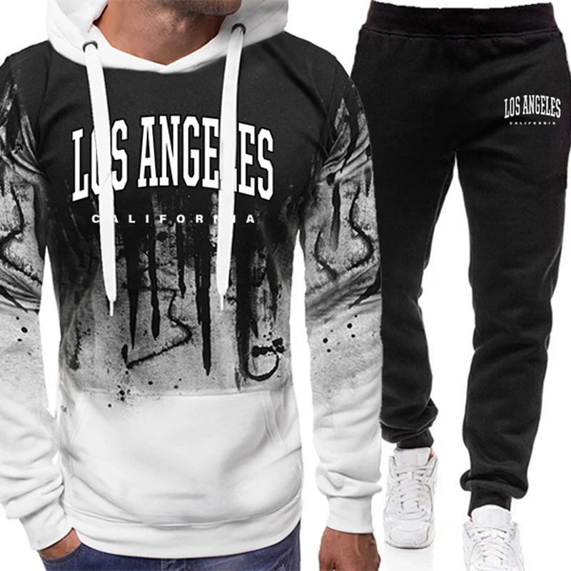 Winter Clothing For Men - Modieus Heren Trainingspak met Print, Casual