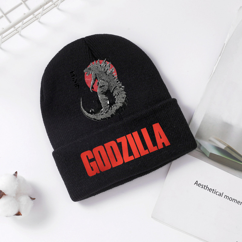 Winter Clothing For Kids - Godzilla Gebreide Muts Winter Lente Cool