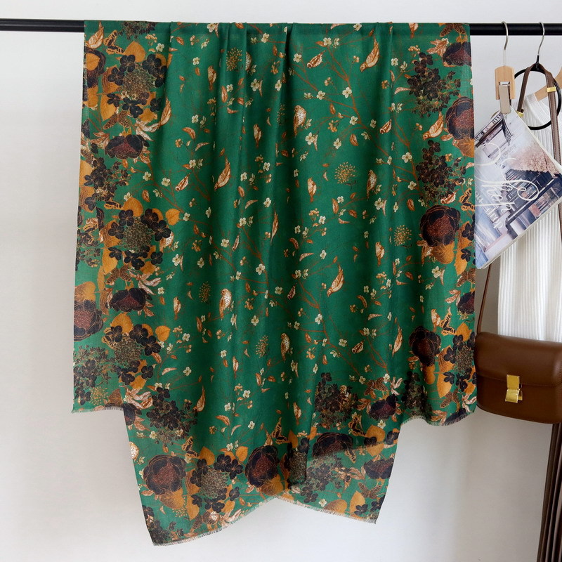 Lange Groene Kasjmier Sjaals L - Winter Clothing Hong Kong recensie en prijs
