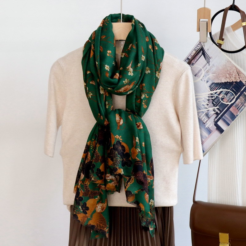 Lange Groene Kasjmier Sjaals L - Winter Clothing Hong Kong recensie en prijs