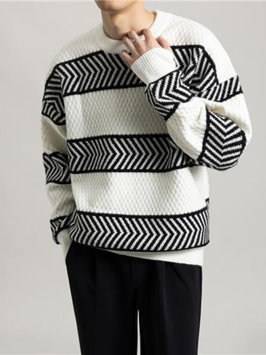 Casual losse strepen trui cont - Winter Clothing Hong Kong recensie en prijs