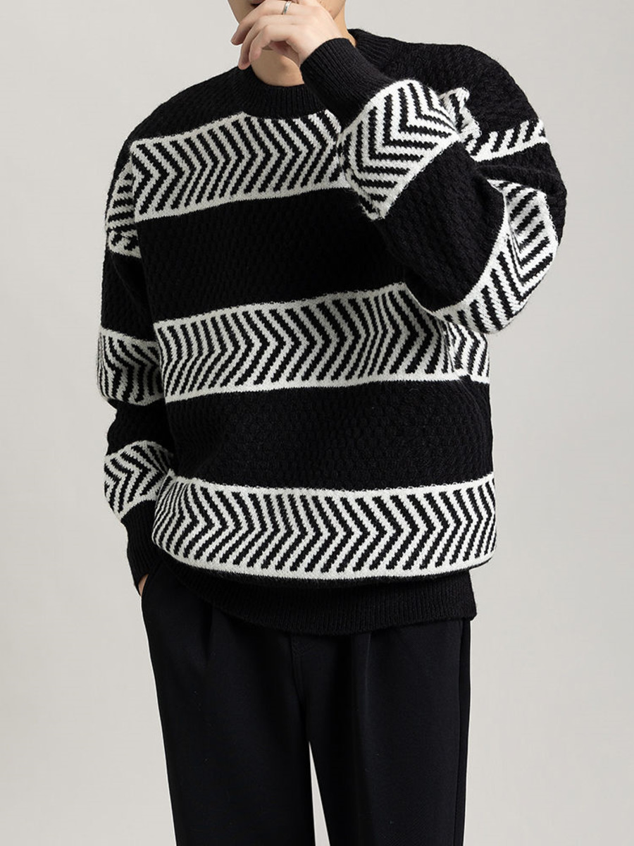 Casual losse strepen trui cont - Winter Clothing Hong Kong recensie en prijs