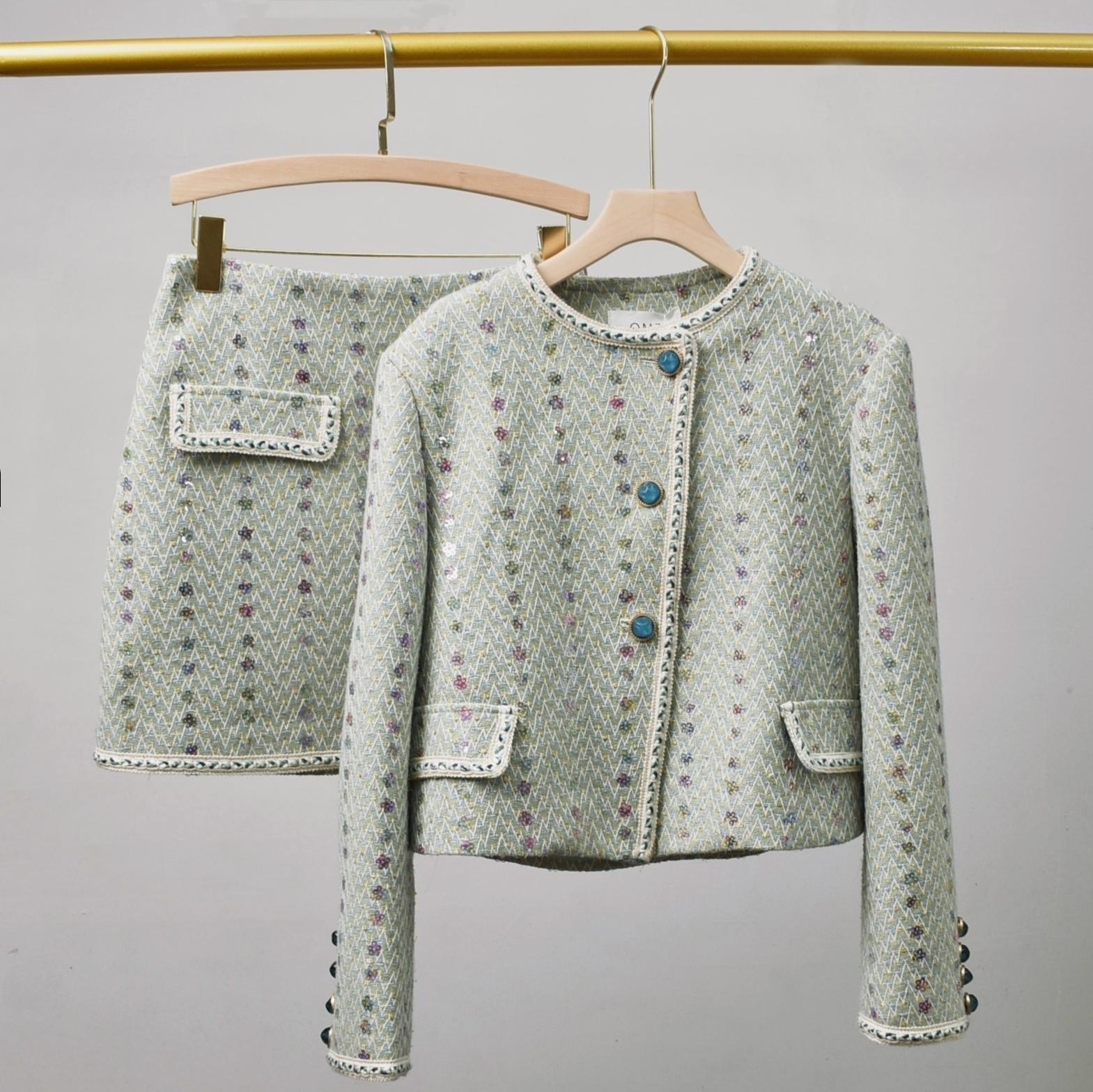 Vrouwen elegante tweed luxe pa - Winter Clothing Outfits recensie en prijs
