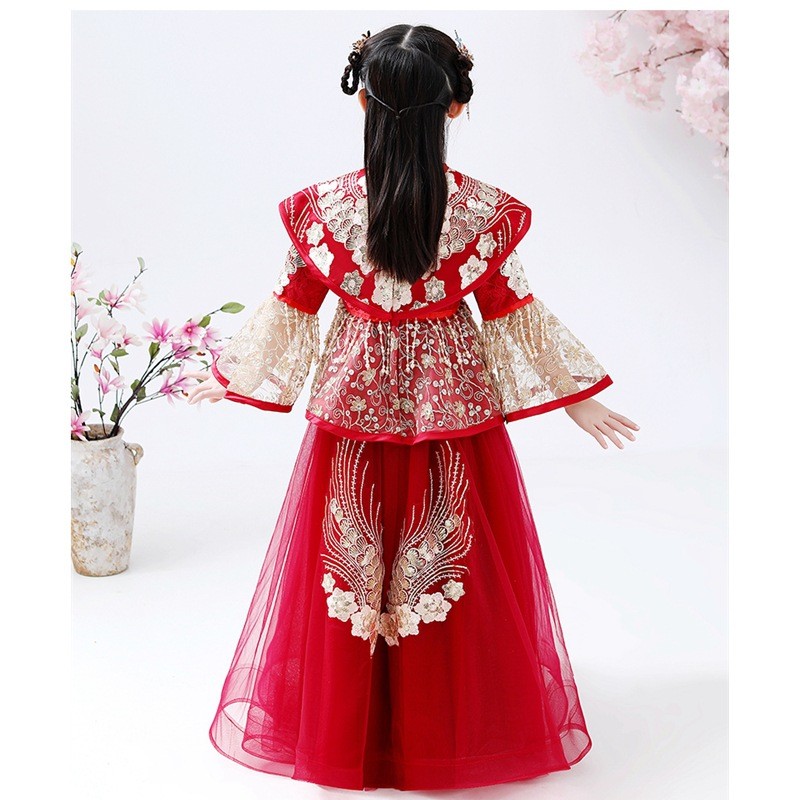 Meisjes Hanfu Cheongsam-kostuu - Winter Clothing For Kids recensie en prijs