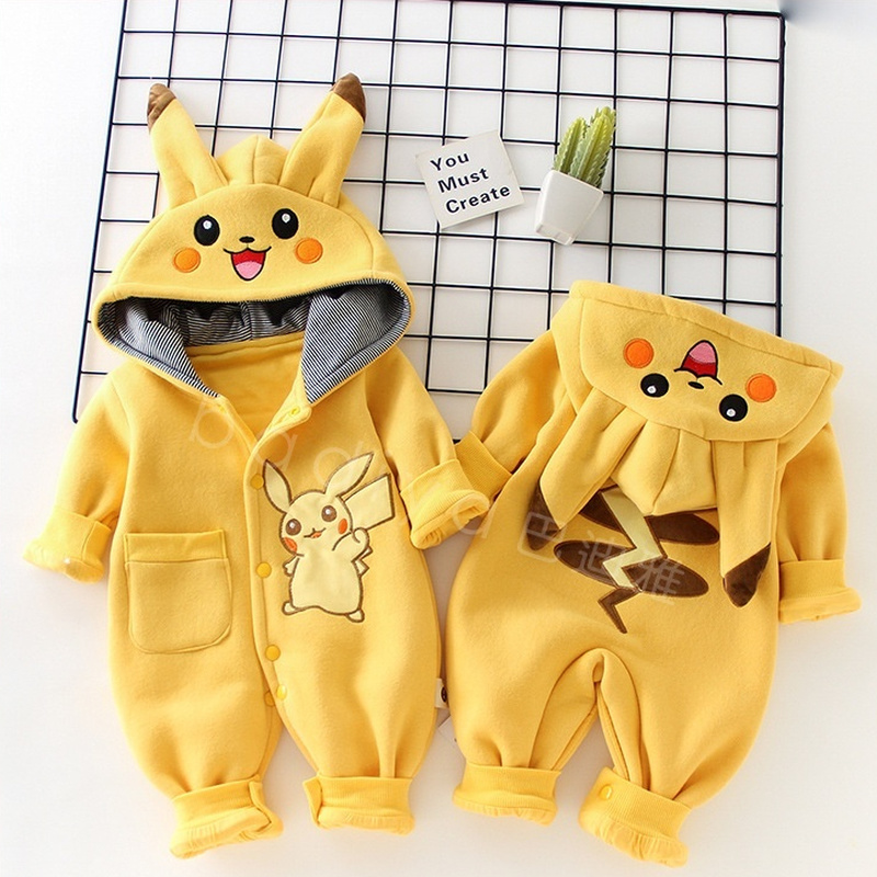 Cartoon Pocket Monsters Baby P - Winter Clothing For Kids recensie en prijs