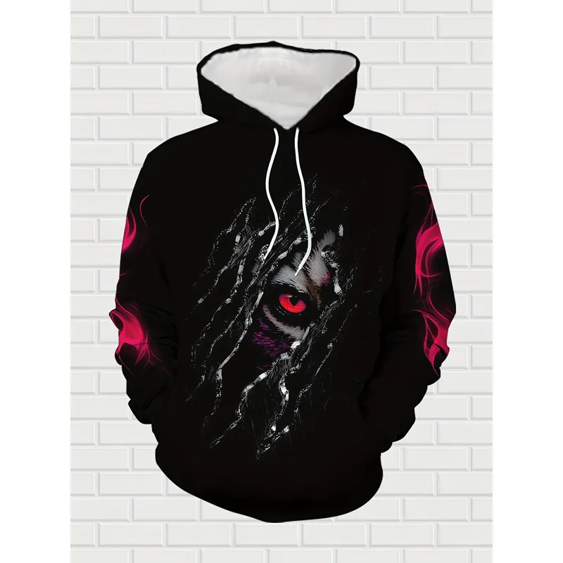 2026 Heren 3D Tijgerprint Hood - Winter Clothing For Men recensie en prijs